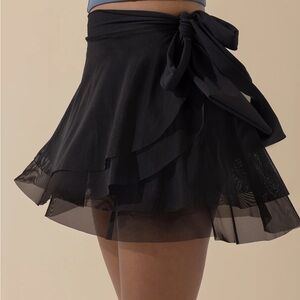 NEW POPFLEX Black JULIET wrap skort